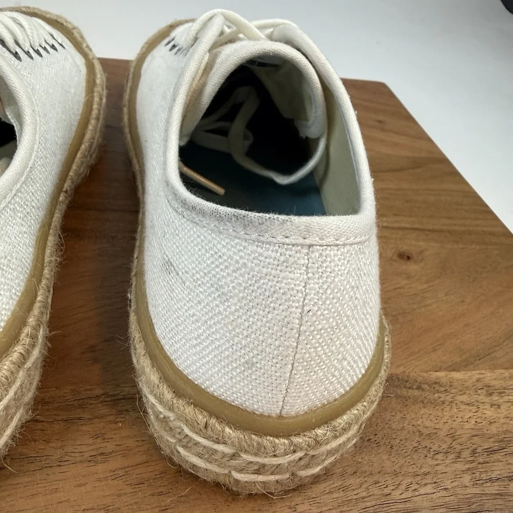 New Womens Seavees Coronado Espadrille Lace-Up Sneakers Shoes‎ Size 7 M